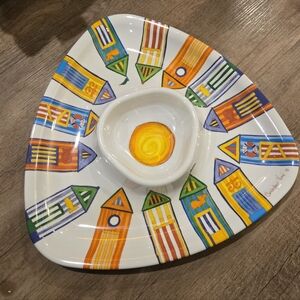 Christopher‎ Vine Beach Cabana melamine tray